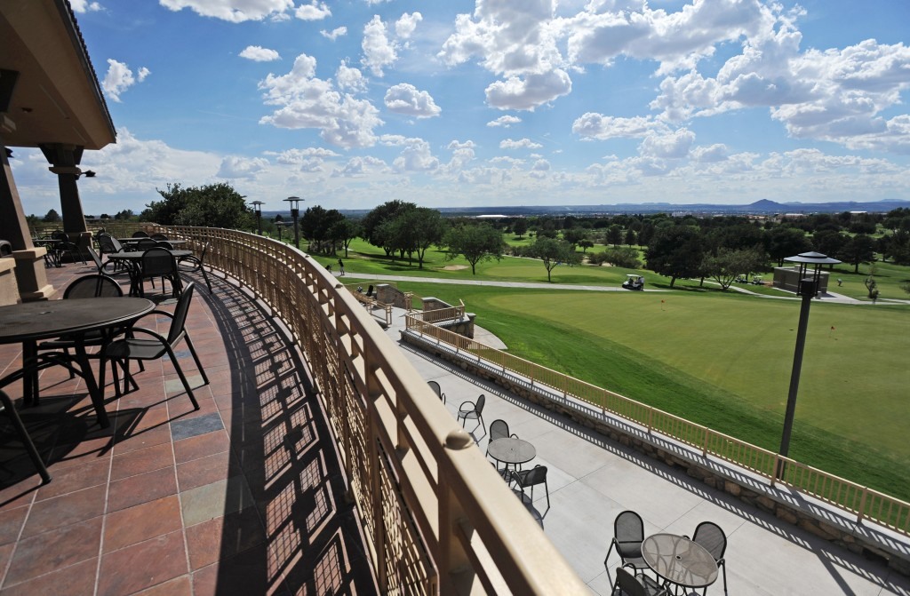 Golf Course and Clubhouse Patio New Mexico State University BE BOLD